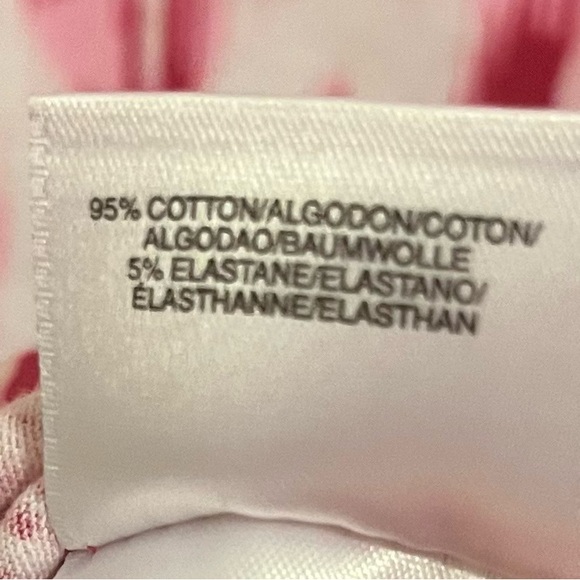 Jones New York Pink and White Short Sleeve Top - Picture 4 of 4